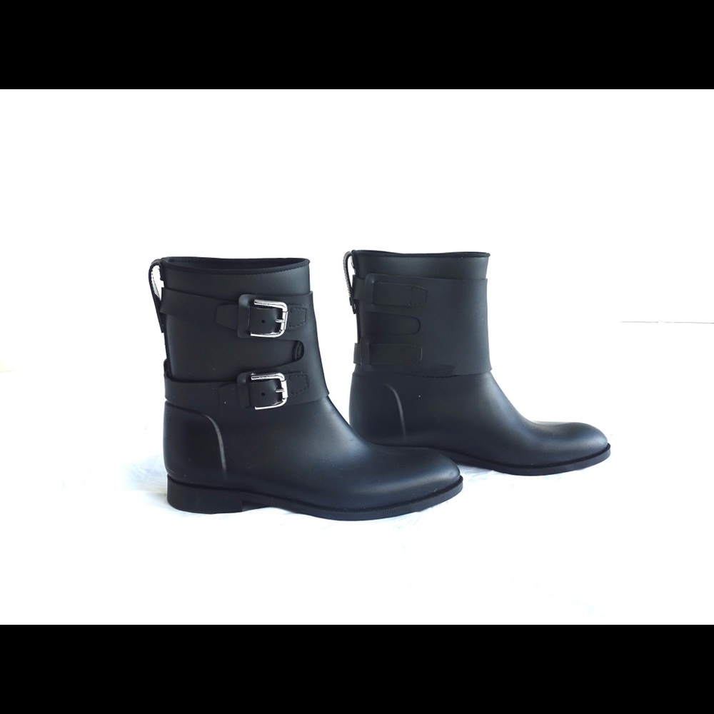 NWOT Polo Ralph Lauren Black Rainboots Size 7